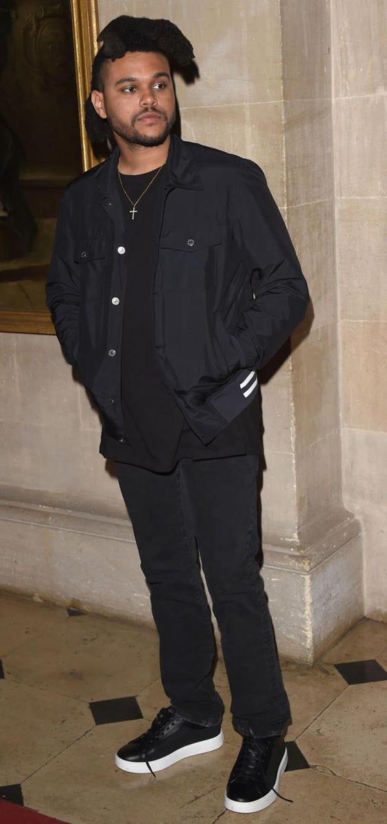 The Weeknd, en el desfile de Dior en Londres