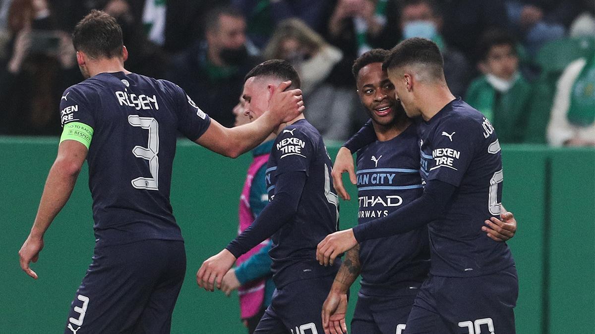 Resumen, goles y highlights del Sporting de Portugal 0 - 5 Manchester City de la ida de los octavos de final de la Champions