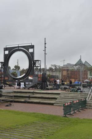 Escenarios del Temudas en la Plaza de la Música