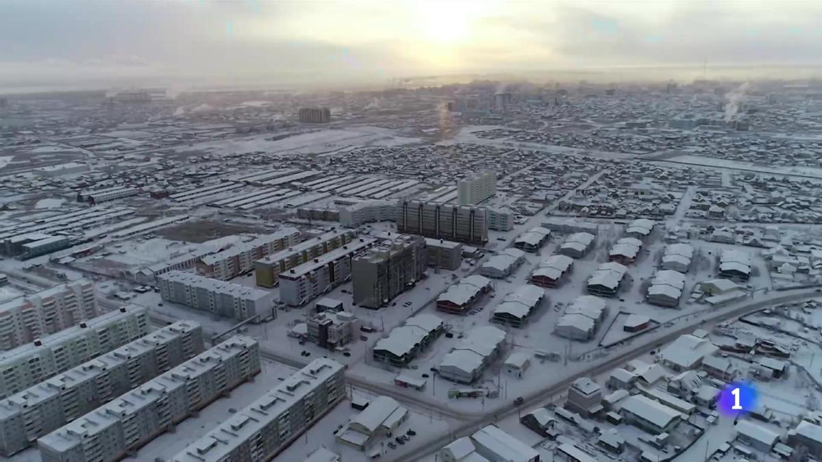 Yakutsk, en Rusia, la ciudad más grande construida sobre permafrost.