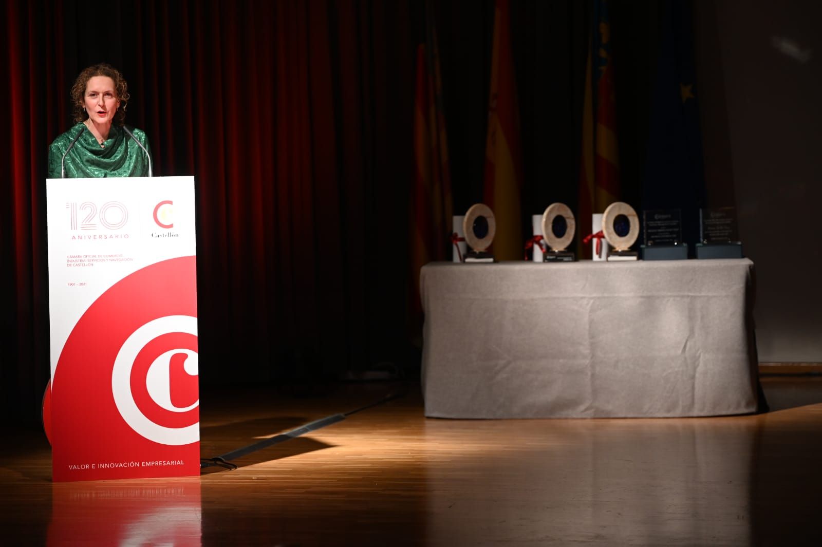 Entrega de premios en el acto de la Cámara de Comercio de Castellón