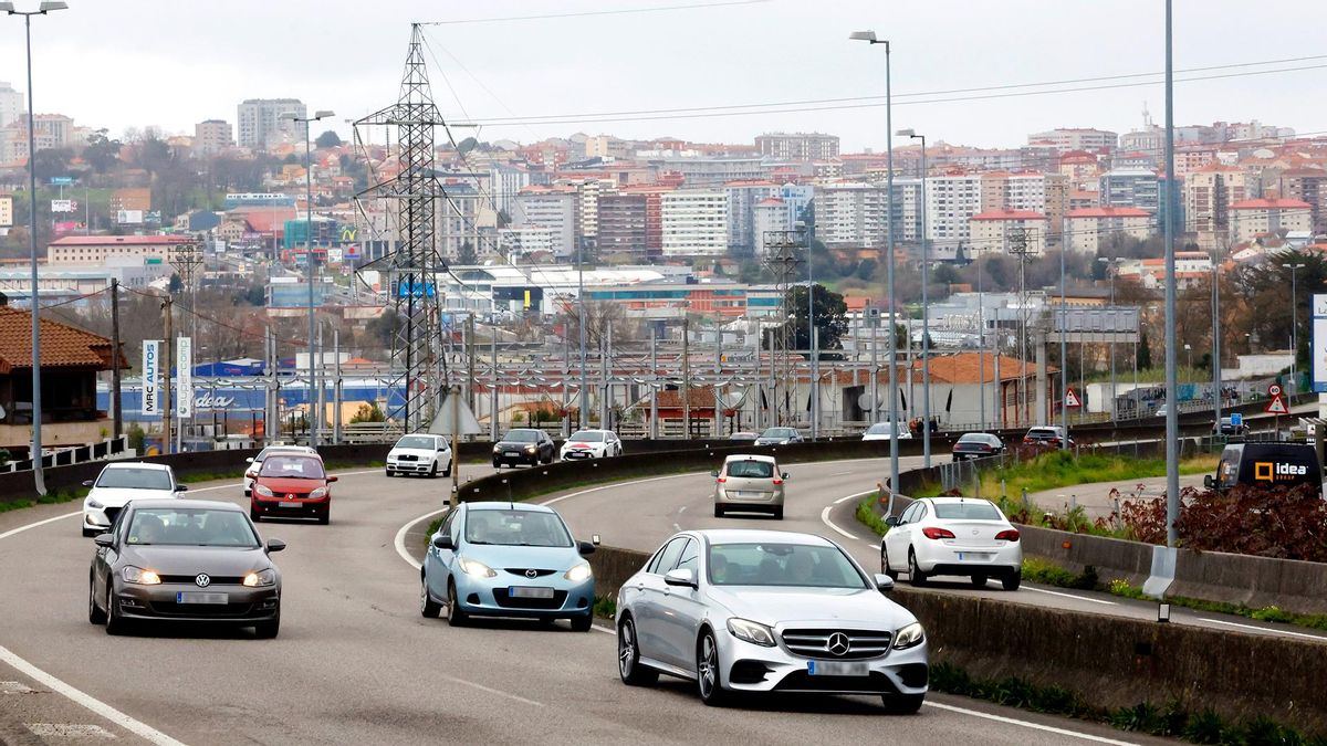 Tráfico en Vigo.