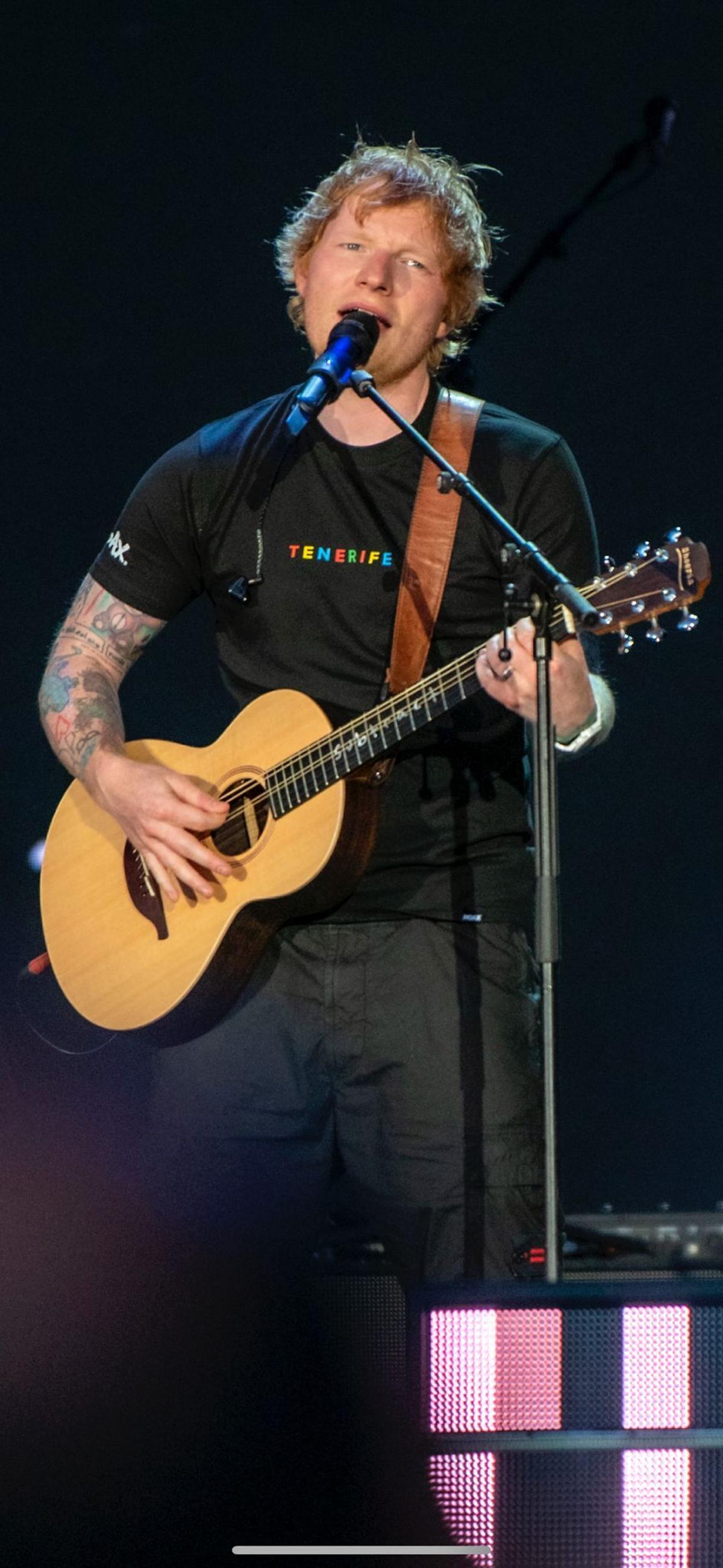Ed Sheeran en Tenerife.