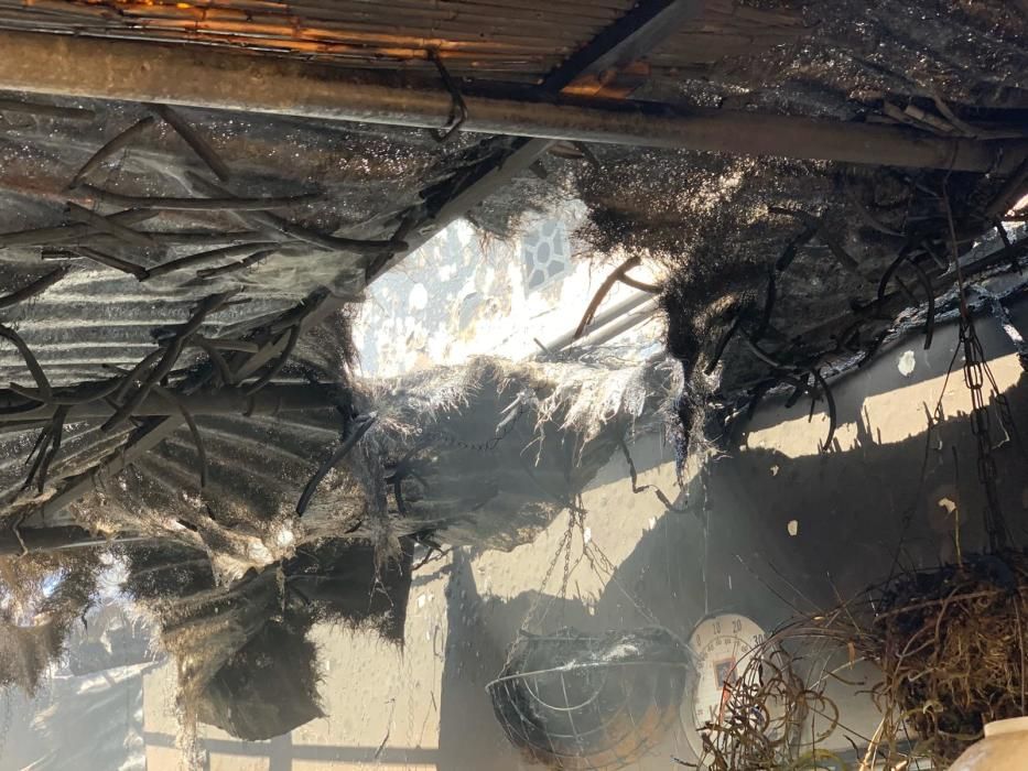 Incendio en la cocina de una vivienda de Santa Brígida