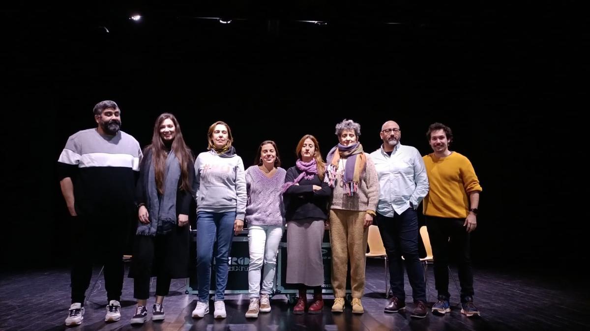 Foto de familia de la nueva Unión de Actores y Actrices Profesionales de Extremadura (Uapex).