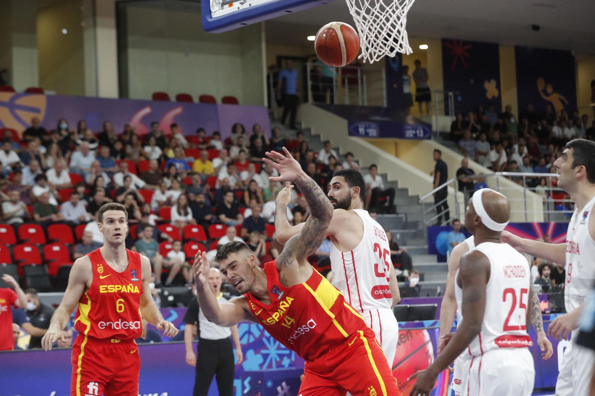 Eurobasket | Georgia - España, en imágenes