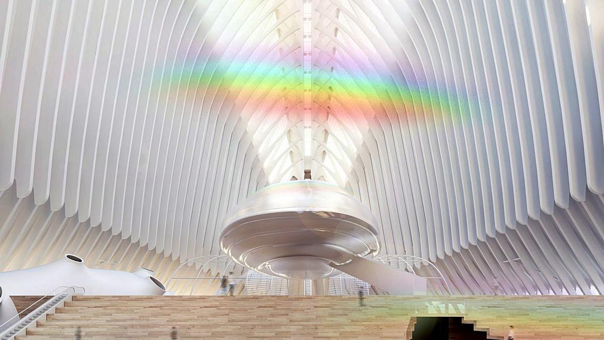 Un “arc del cel” i un “palafit” per a una Àgora de ciència-ficció