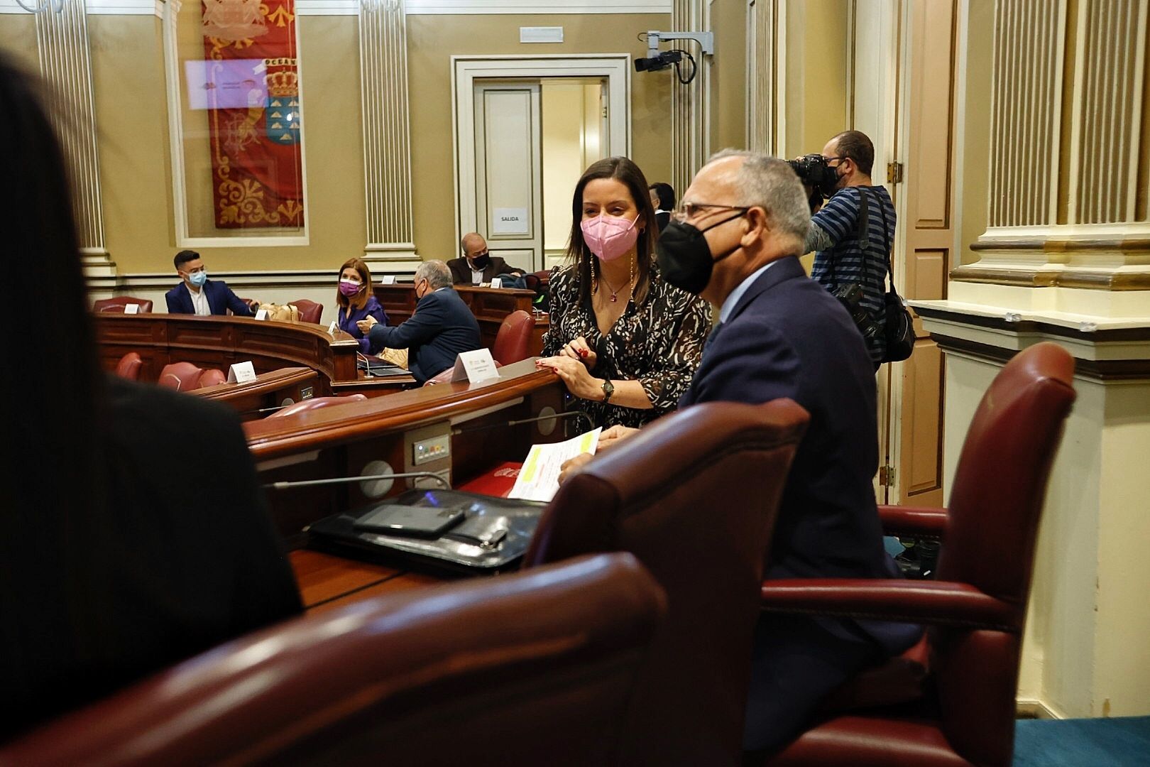 Pleno en el Parlamento de Canarias (9/2/21)