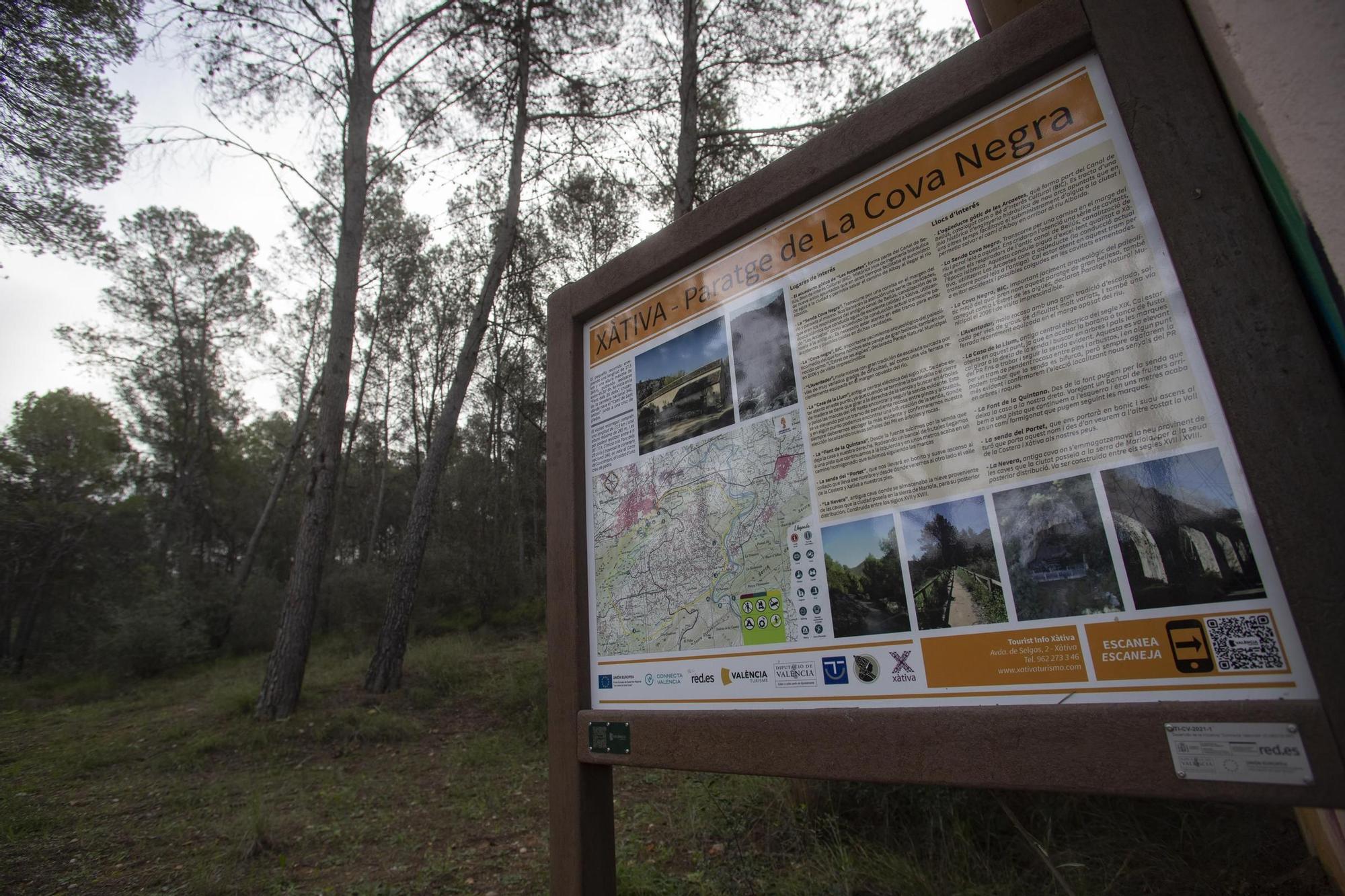 La Cova Negra, un paraje natural que Xàtiva quiere potenciar