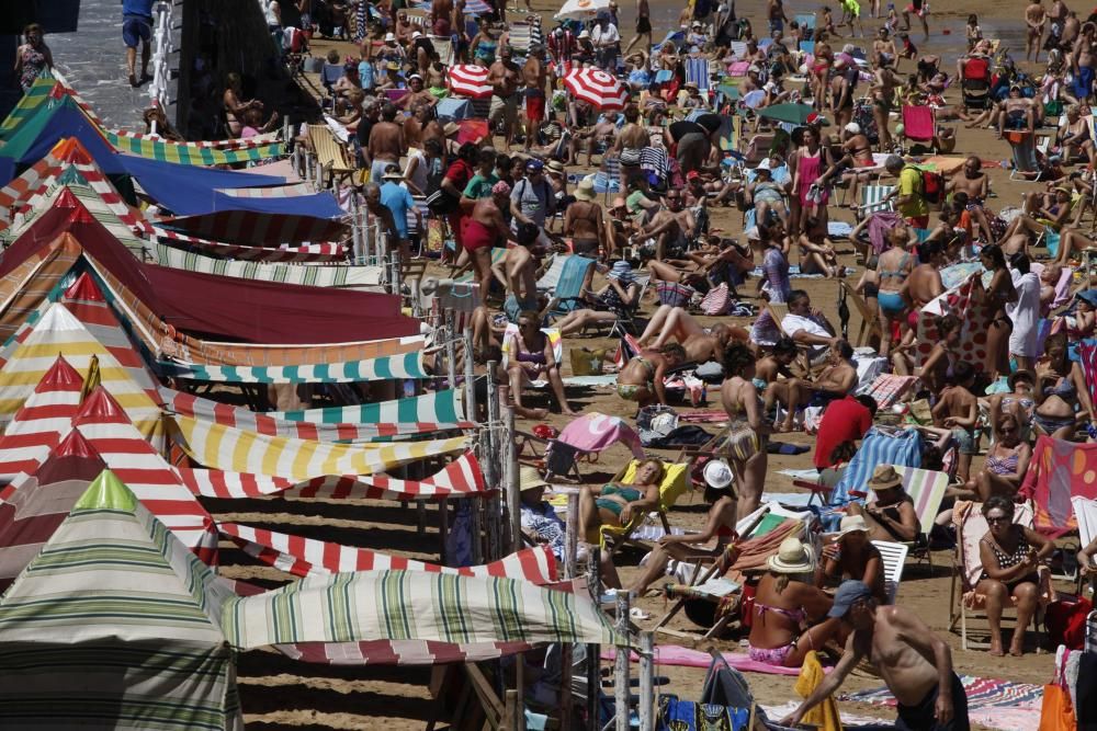 Día de playa en Asturias