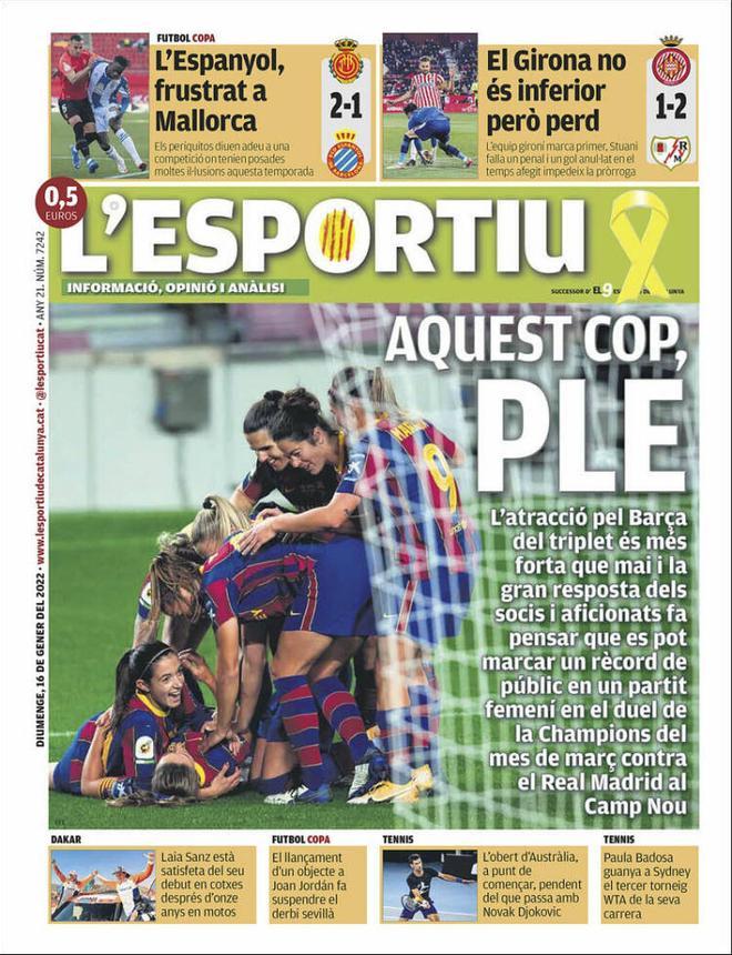 Las portadas de la prensa deportiva de hoy