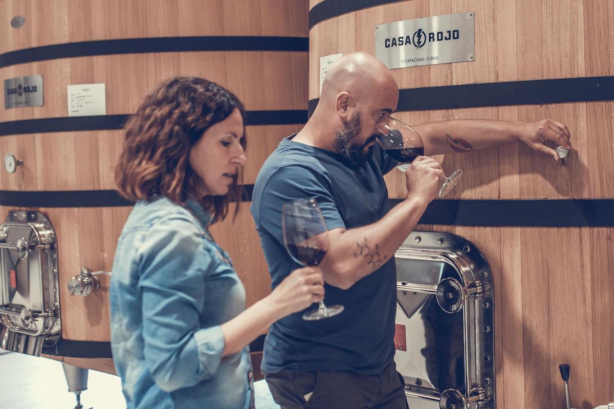 Laura y José Luis - Bodegas Casa Rojo