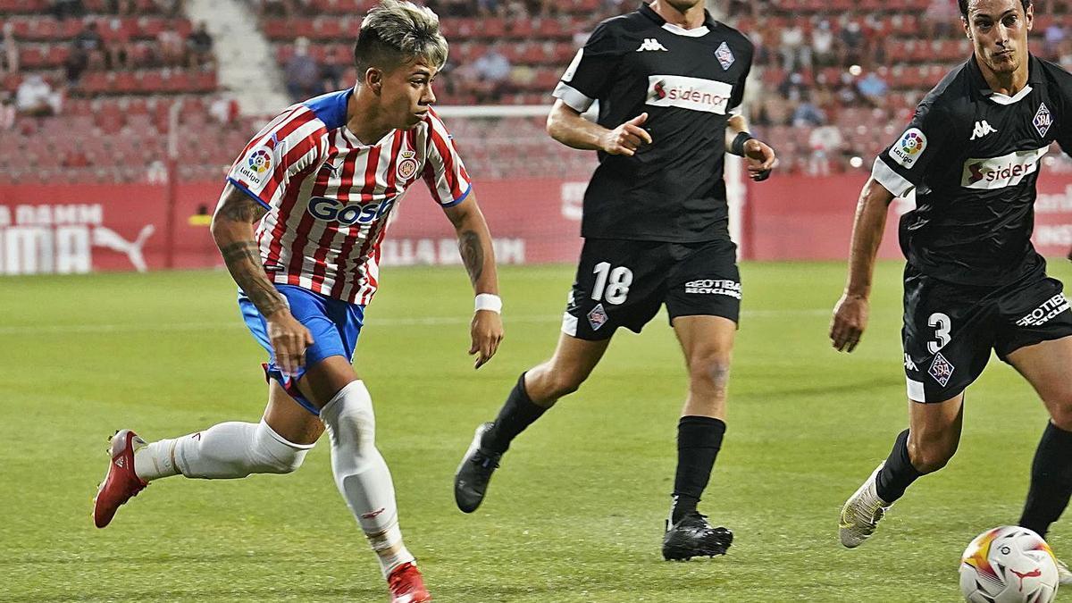 Darío Sarmiento va disputar els seus primers minuts oficials. | MARC MARTÍ