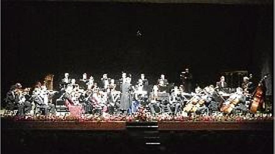 La Simfònica de Cobla i Corda de Catalunya, dissabte, al Teatre El Jardí.