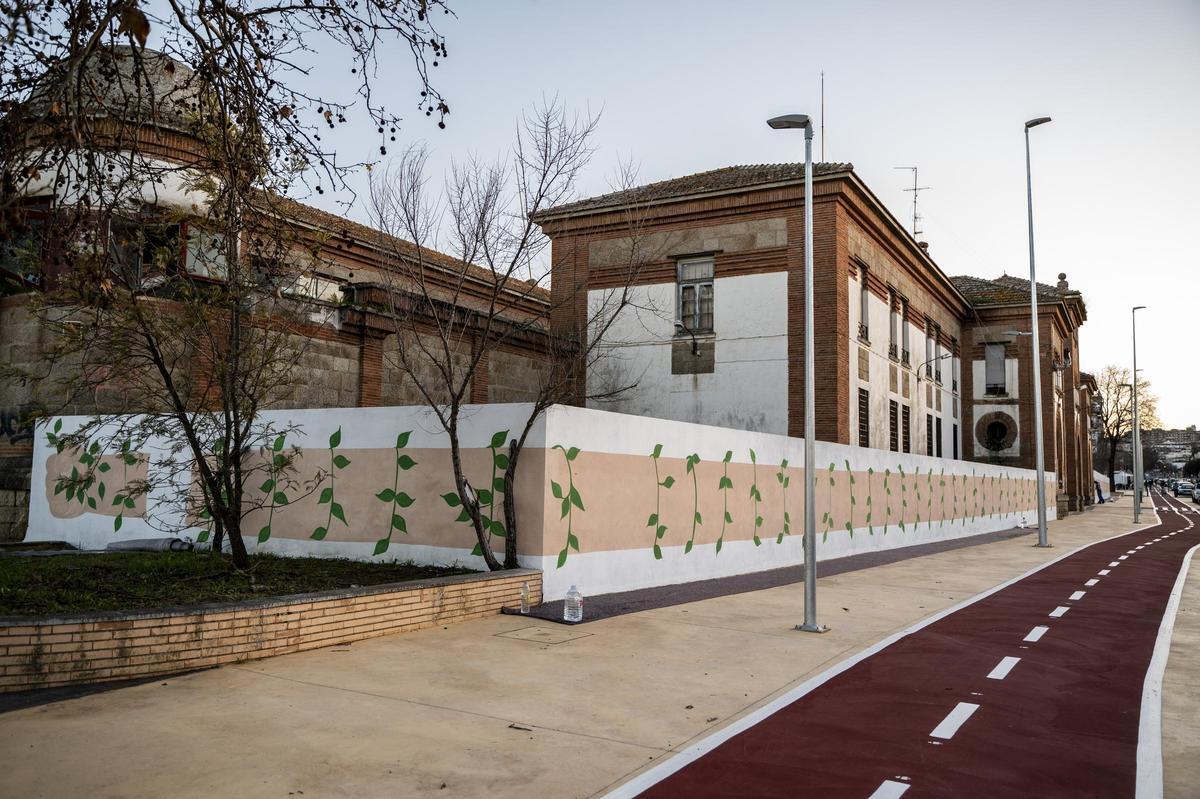 Un mural para la cárcel vieja de Cáceres
