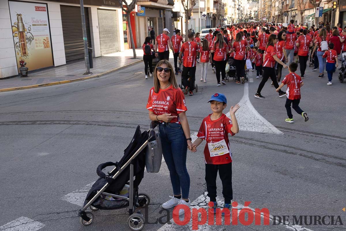 Marcha de la ONG Delwende en Caravaca