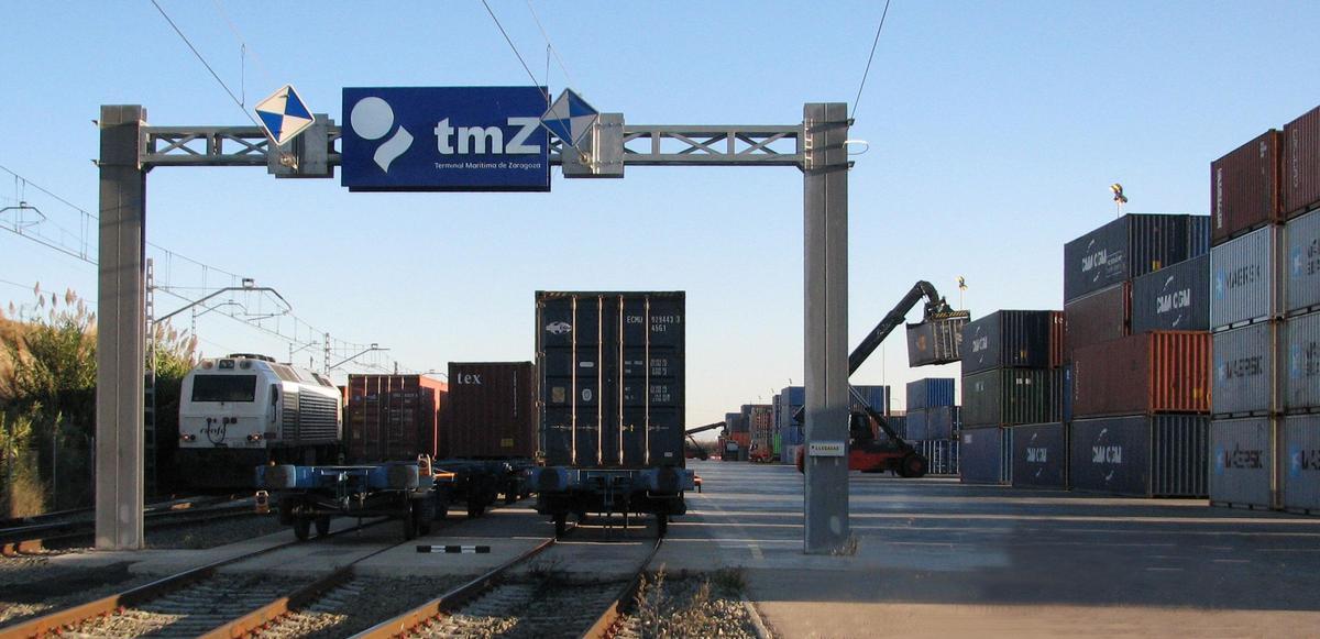 La Terminal Marítima de Zaragoza (TMZ) es un enclave estratégico para el sector logístico aragonés.