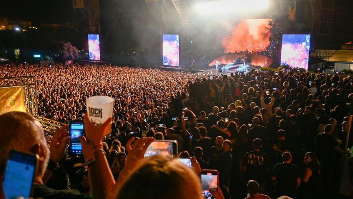 Ambiente en el Rock Imperium Festival de Cartagena en 2022