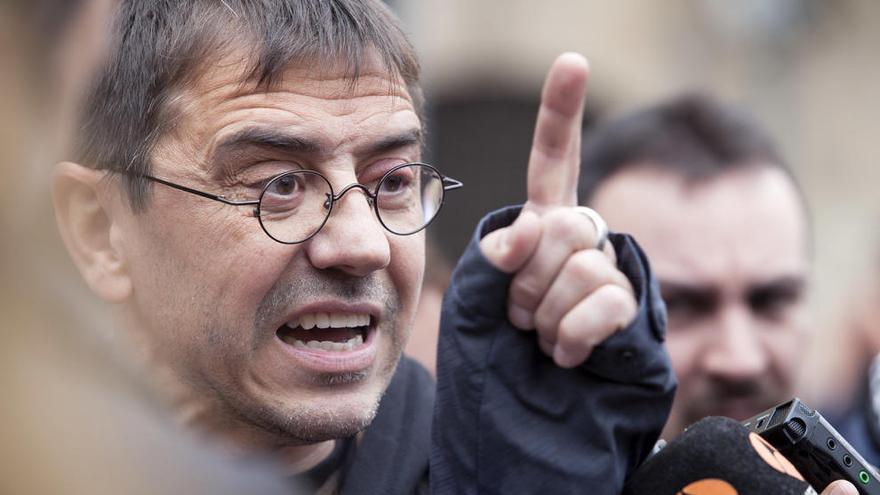 Juan Carlos Monedero, ayer en Salamanca