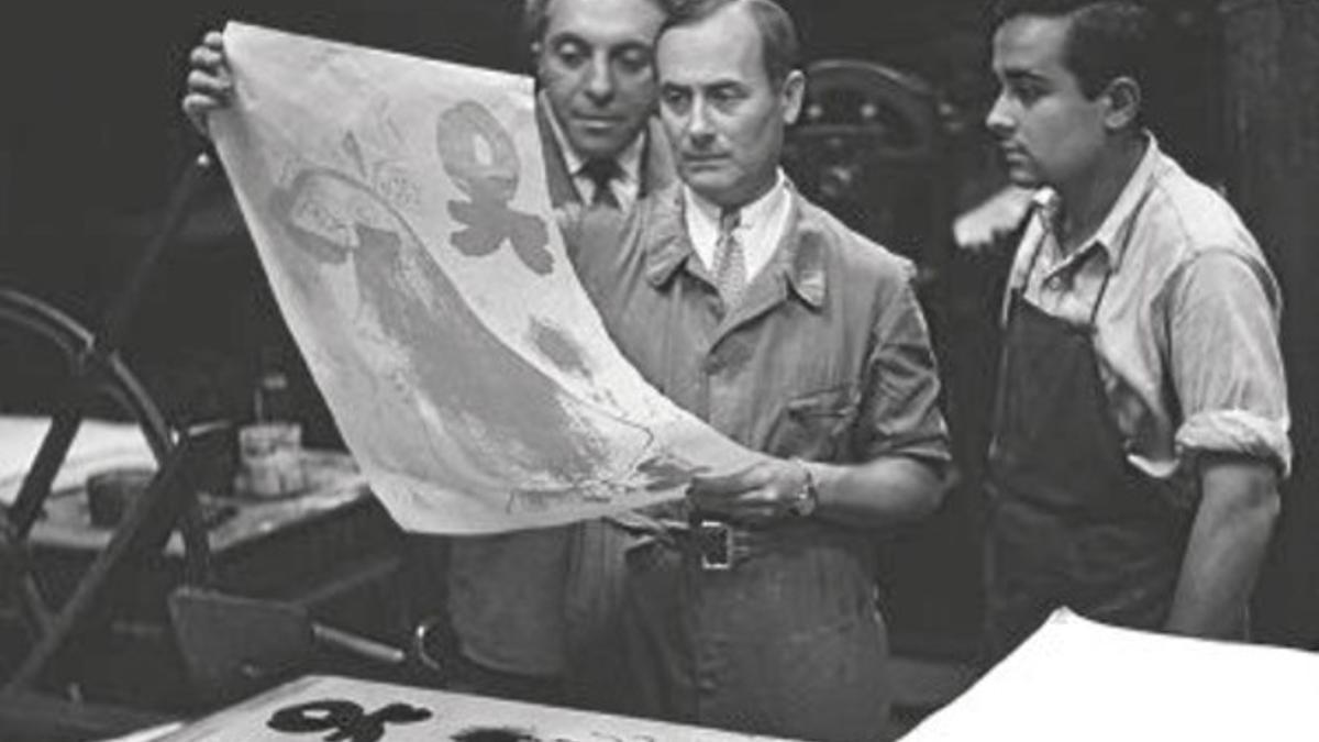 Joan Miró y Joan Prats en 1944