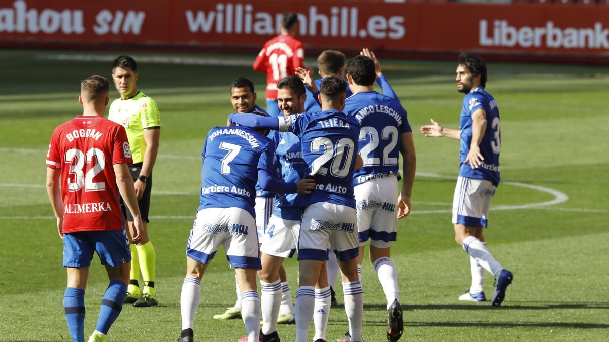 En imágenes: el derbi entre el Sporting y el Real Oviedo