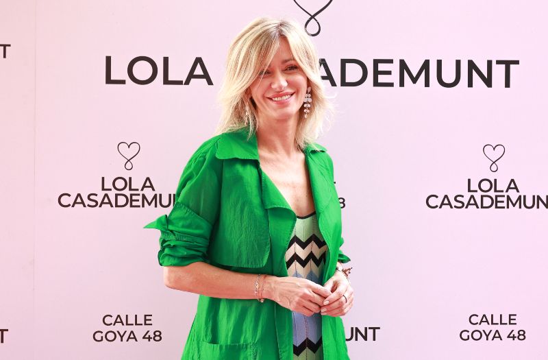 Susanna Grison durante el photocall de Lola Casademunt