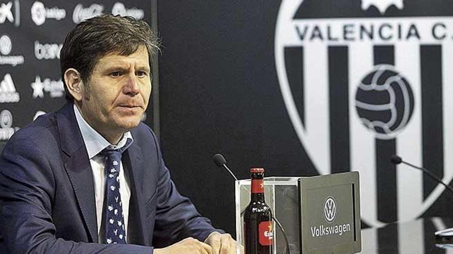 Mateu Alemany, durante una rueda de prensa en Valencia.