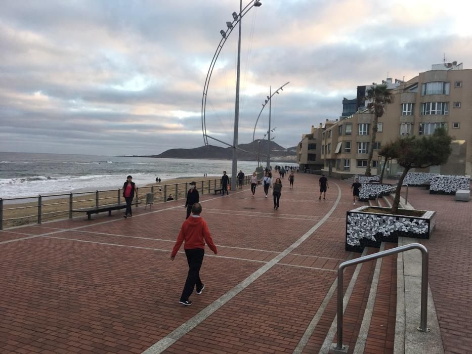 Deportistas en Las Palmas de Gran Canaria