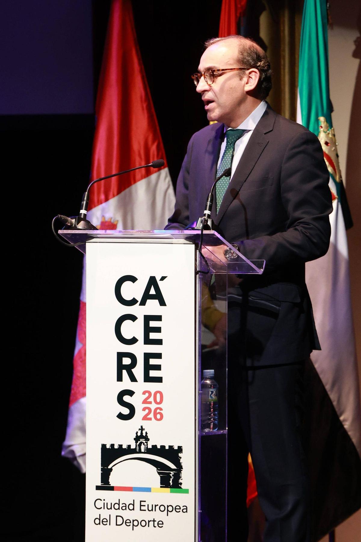 Así ha sido la gala inaugural de Cáceres como Ciudad Europea del Deporte en la sala Capitol