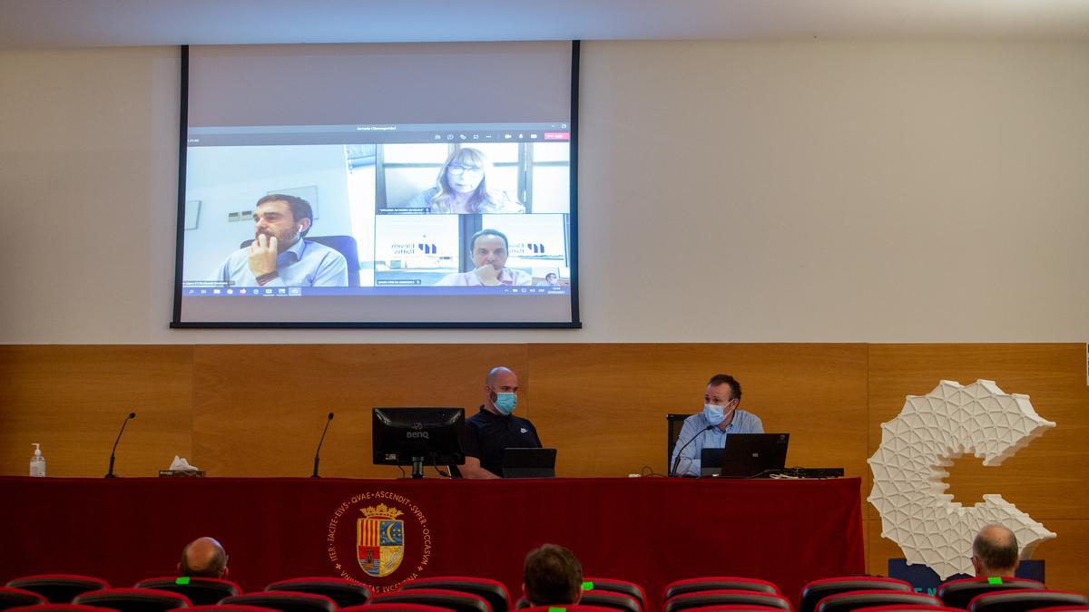 Un instante de la jornada celebrada ayer en la Universidad de Alicante.