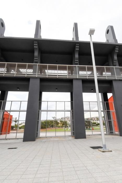 Obras en el parque del Estadio Insular