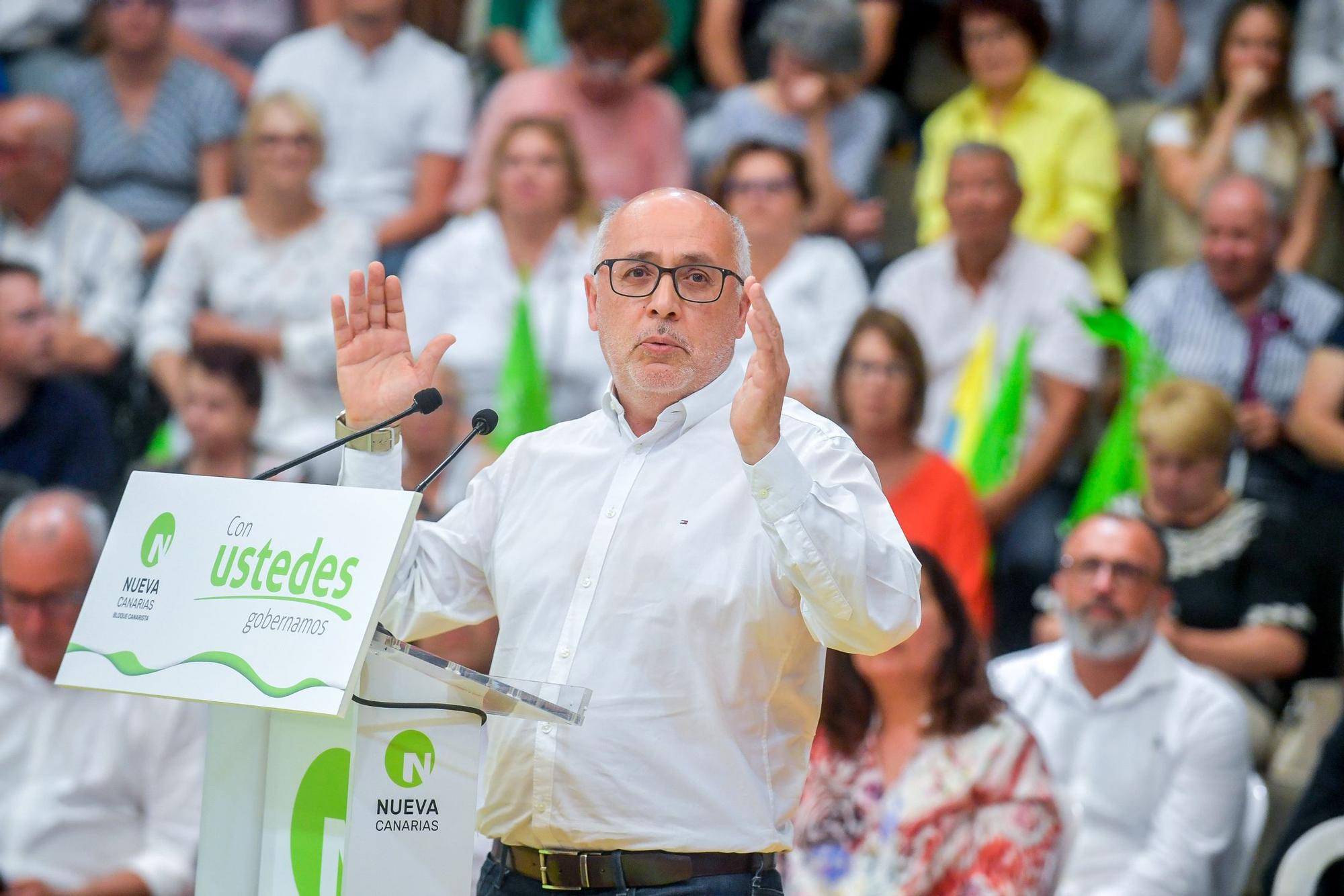 Presentación de candidaturas de Nuevas Canarias a las elecciones del 28M