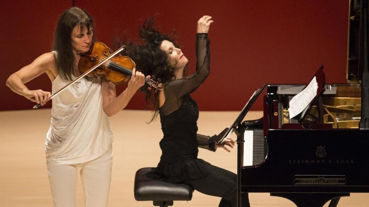 Viktoria Mullova y Katia Labèque en el festival de Torroella de Montgrí.