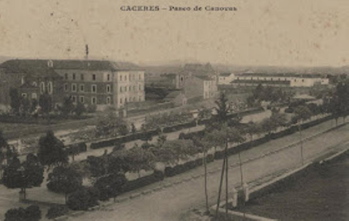 Paseo de Cánovas en 1910.
