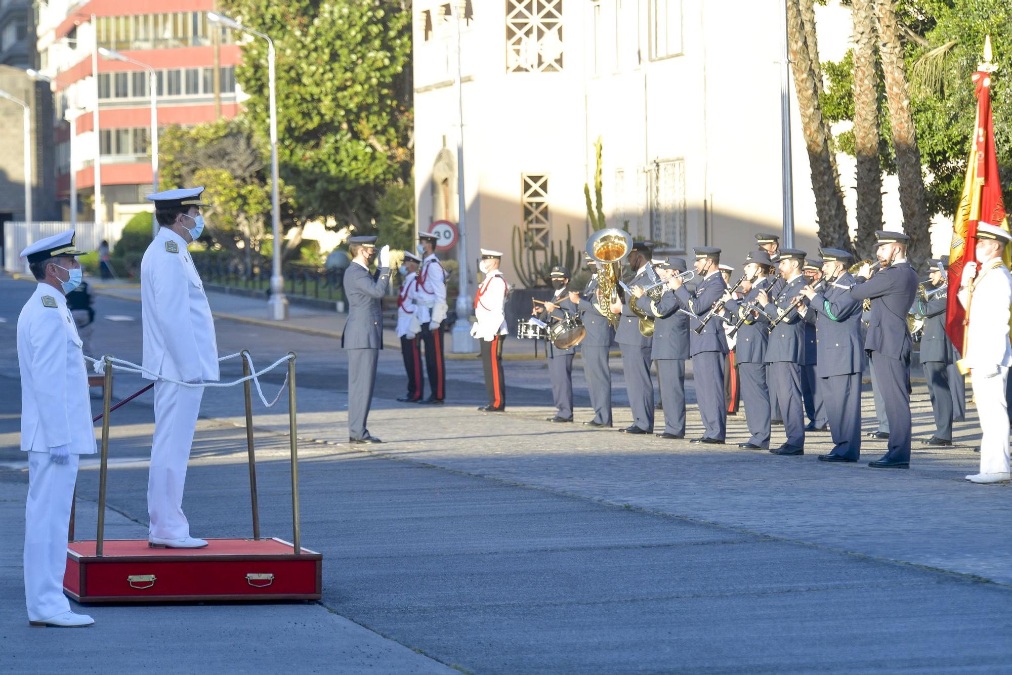 Visita del jefe del Estado Mayor de la Armada a Las Palmas de Gran Canaria