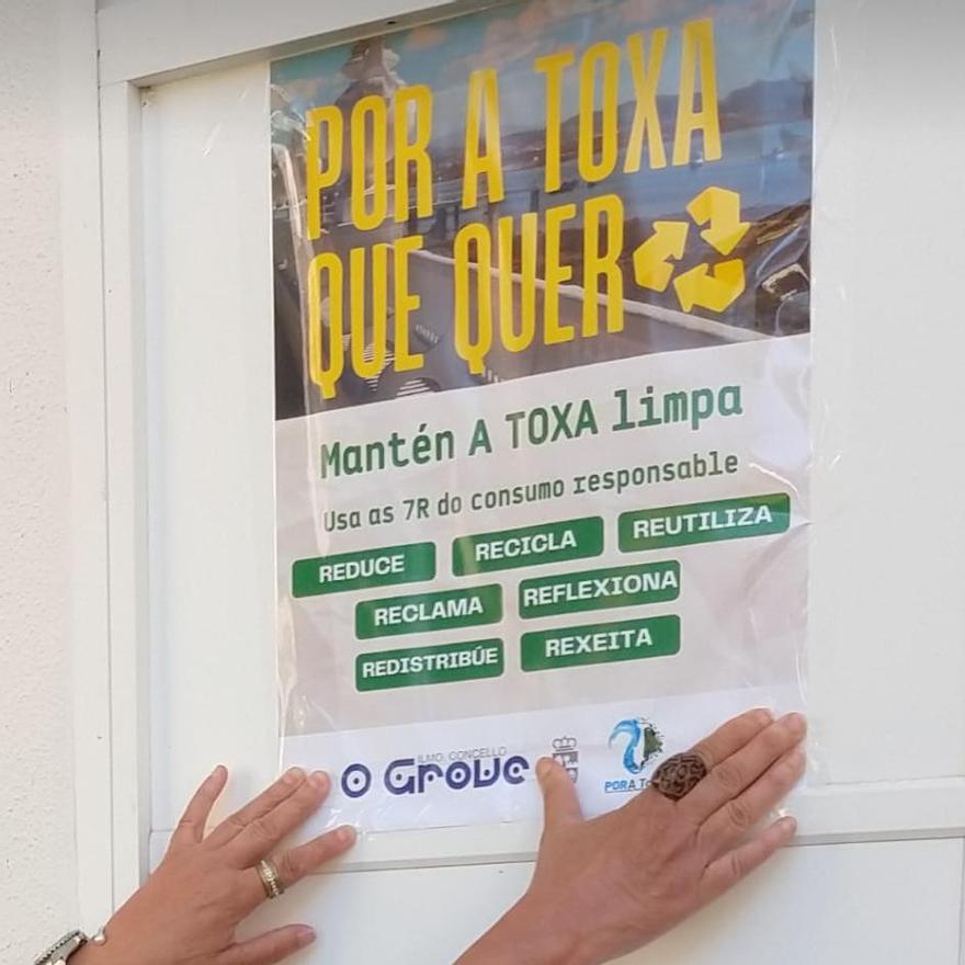 Los carteles de la campaña.