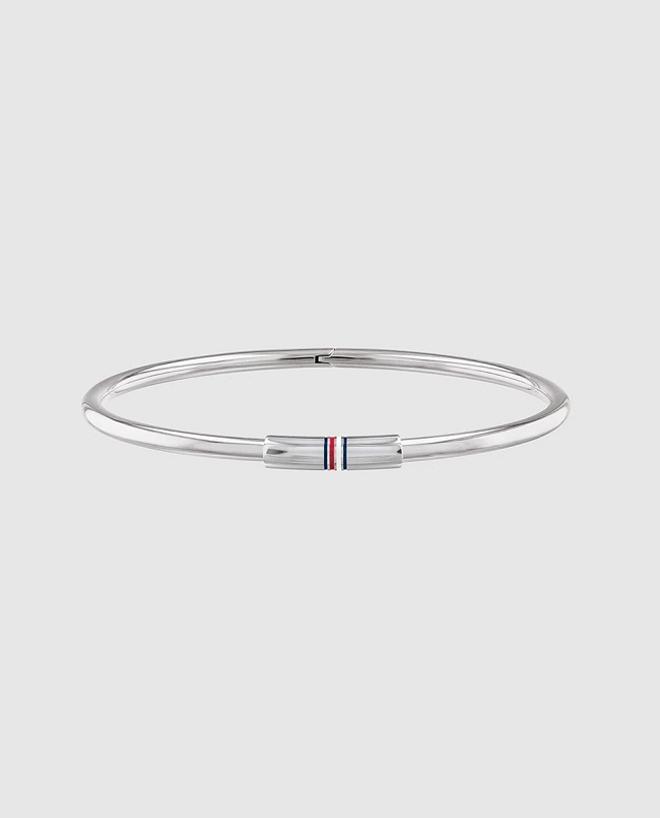 Pulsera de acero inoxidable con logo, de Tommy Hilfiger