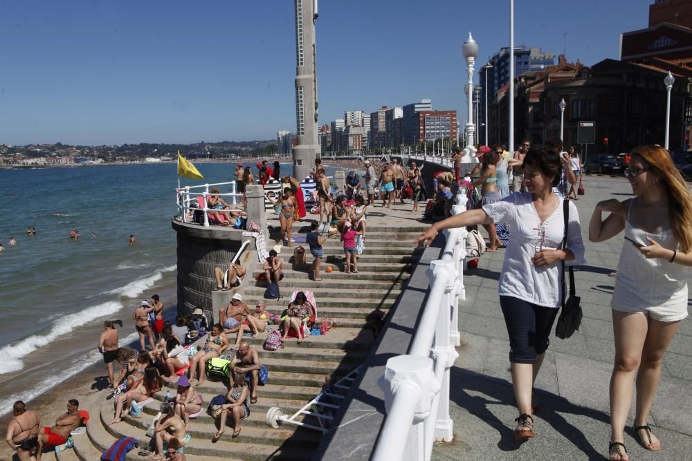 Buen tiempo en Gijón