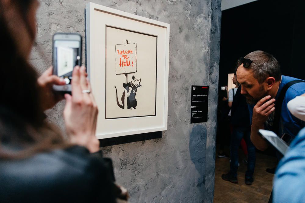 La Térmica acoge la exposición 'Banksy. The Art of Protest'