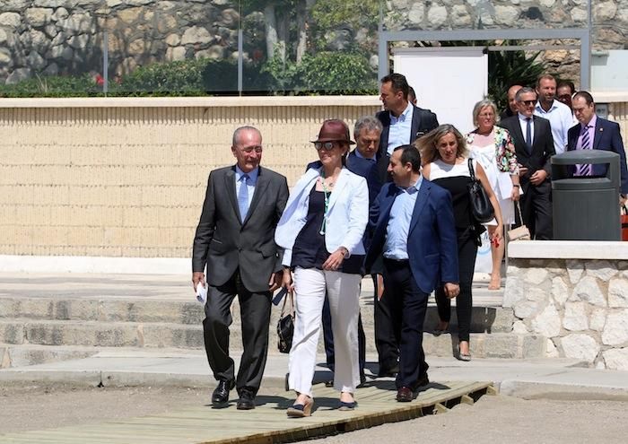 Visita de la Infanta Elena a Málaga