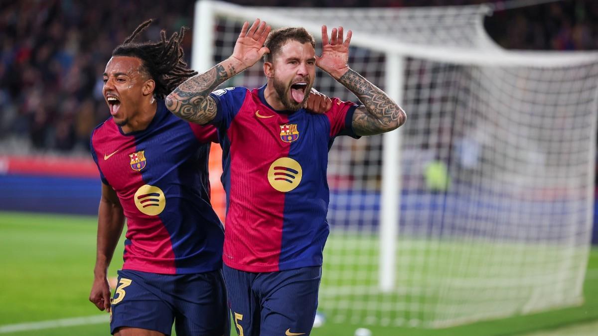 Iñigo Martínez marcó el 3-2 ante el Atlético de Madrid