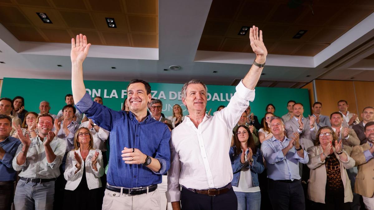 Feijóo llama a trabajar por una "mayoría de estabilidad" en Andalucía