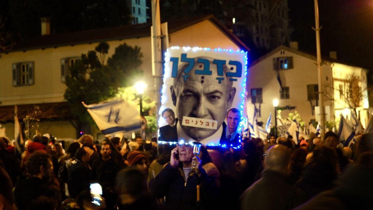 Manifestación en Tel Aviv.