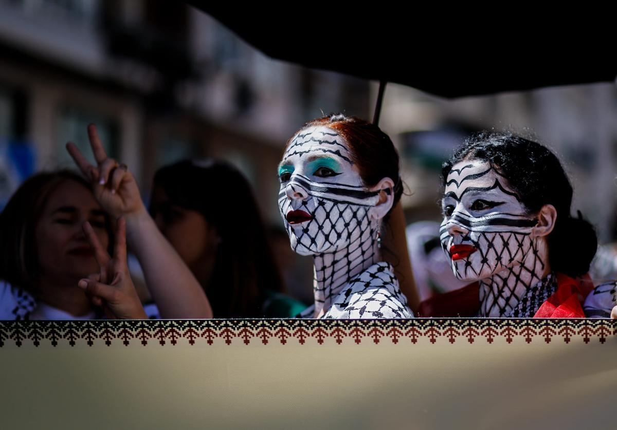 Todas las fotos de la manifestación por Palestina este sábado 16 de mayo