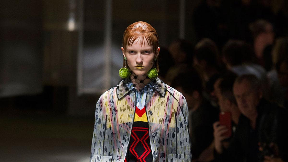 MFW: Prada Primavera/Verano 2016, mezcla de estampados