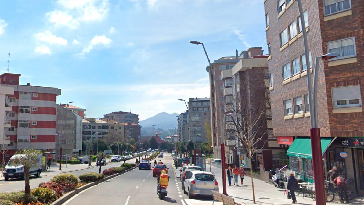 Avenida Alcalde Gregorio Espino, lugar donde apareción tendida y ensangrentada la víctima.