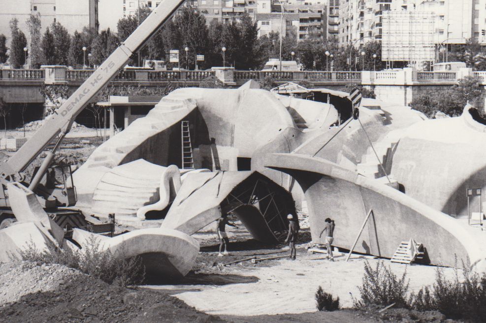 Así fueron las obras del Parque Gulliver en València