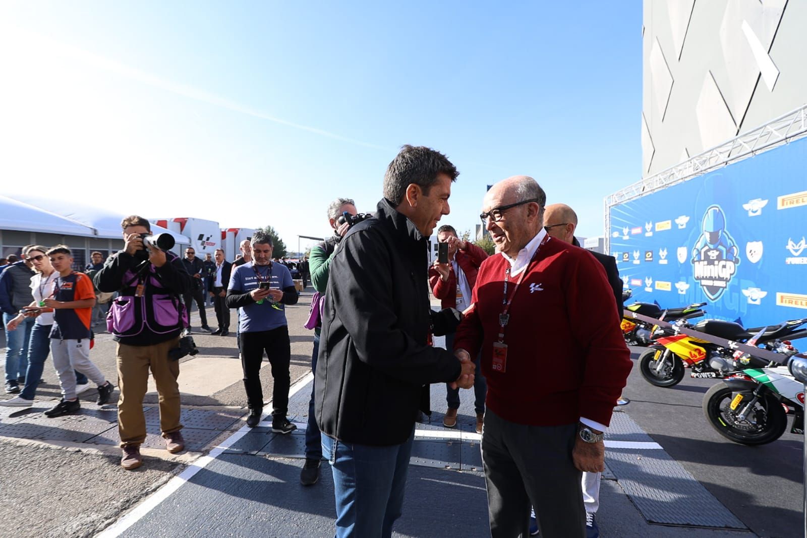 Mazón y Barrera, en el GP de Cheste