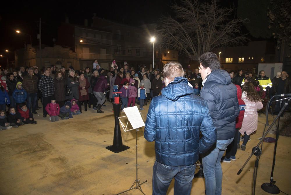 Acte d''estrena del parc de les Escoles Velles de Sant Vicenç