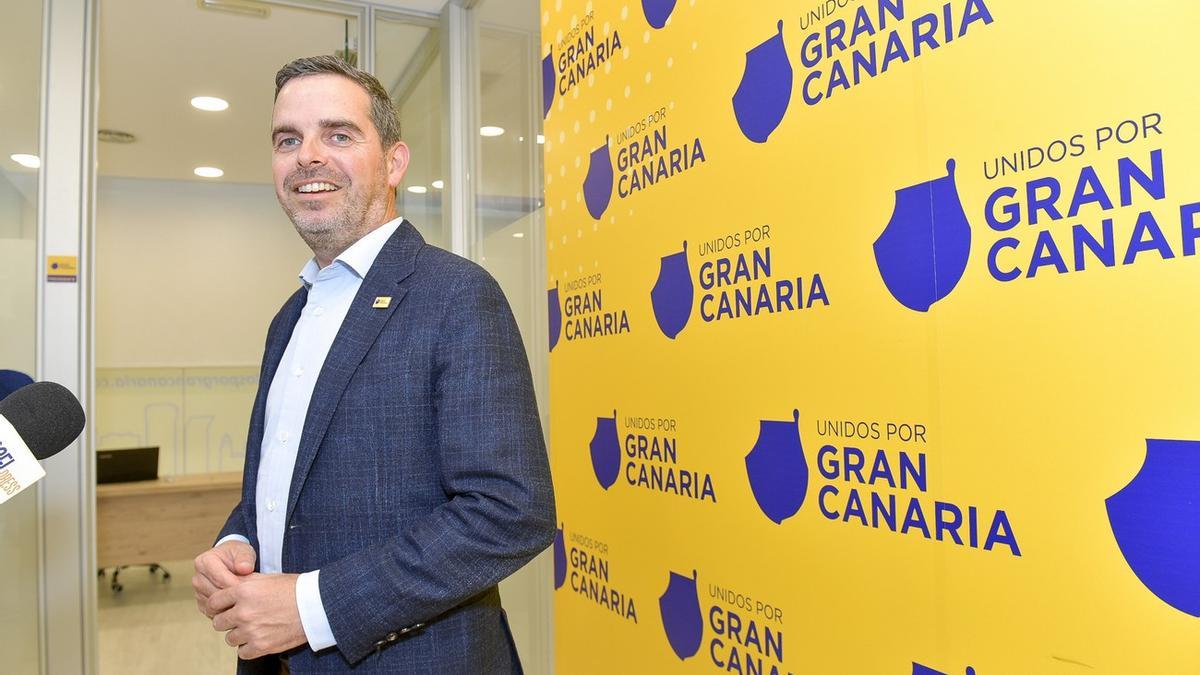 Lucas Bravo de Laguna, candidato de Unidos por Gran Canaria a la presidencia del Gobierno